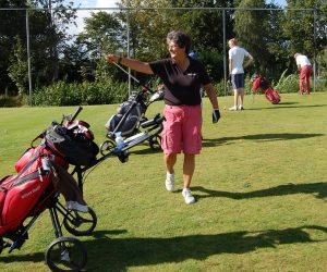 Een spelletje golf Gezellig spelen